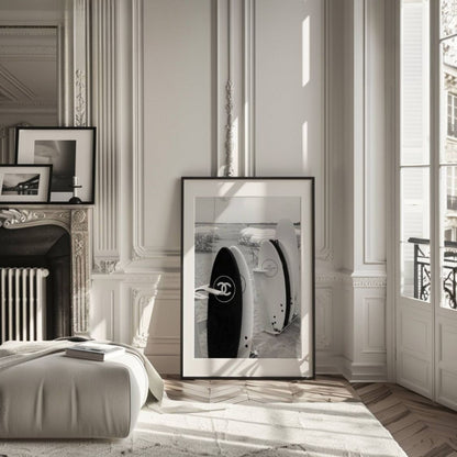 Chanel Surfboard Luxury Fashion Print