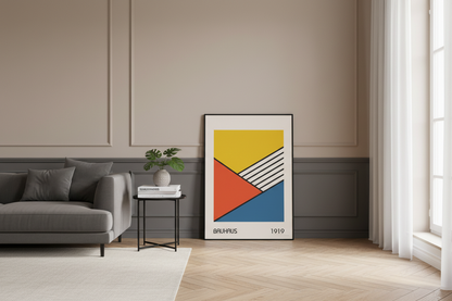 Colourful Bauhaus Print