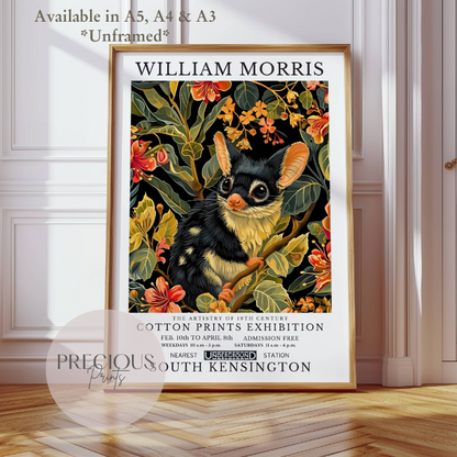 William Morris Possum Poster / Art Exhibition Print