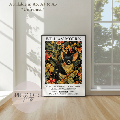 William Morris Possum Poster / Art Exhibition Print