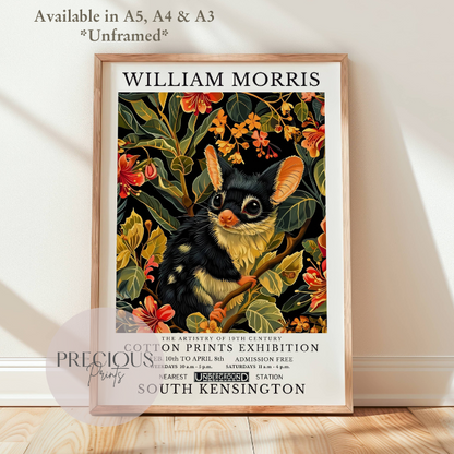 William Morris Possum Poster / Art Exhibition Print