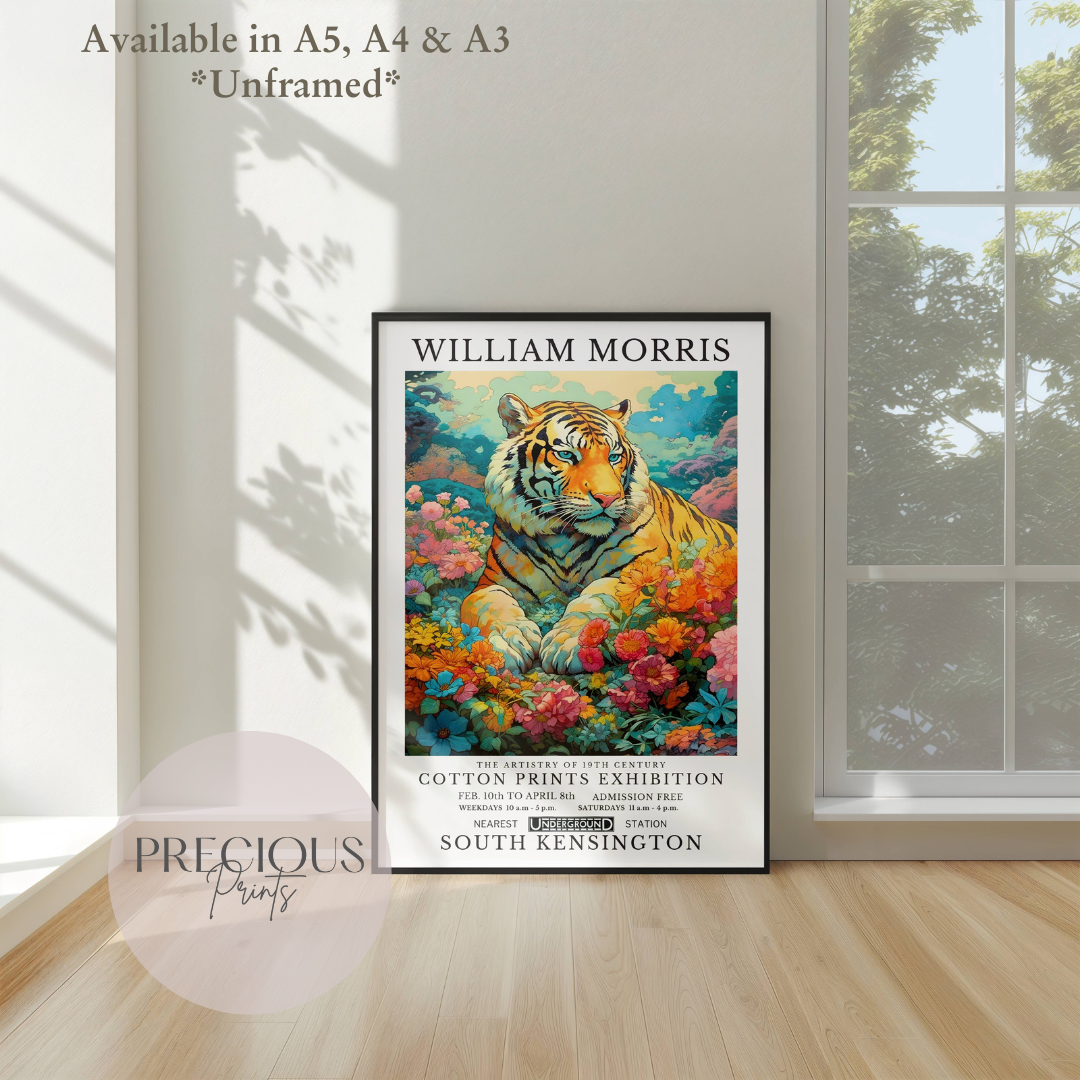 William Morris Tiger Poster / Art Exhibition Print
