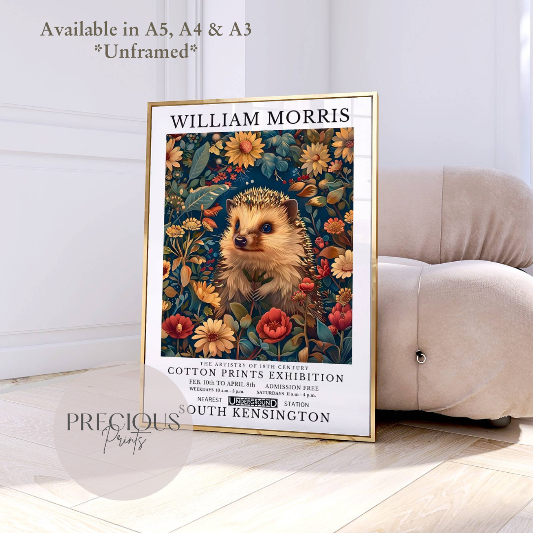 William Morris The Hedgehog Poster / Art Exhibition Print