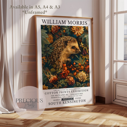 William Morris The Hedgehog Poster / Art Exhibition Print