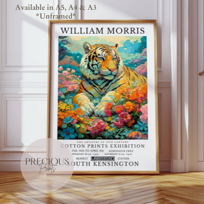 William Morris Tiger Poster / Art Exhibition Print