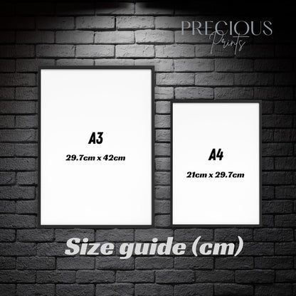 Blue BMW Sports Car Poster