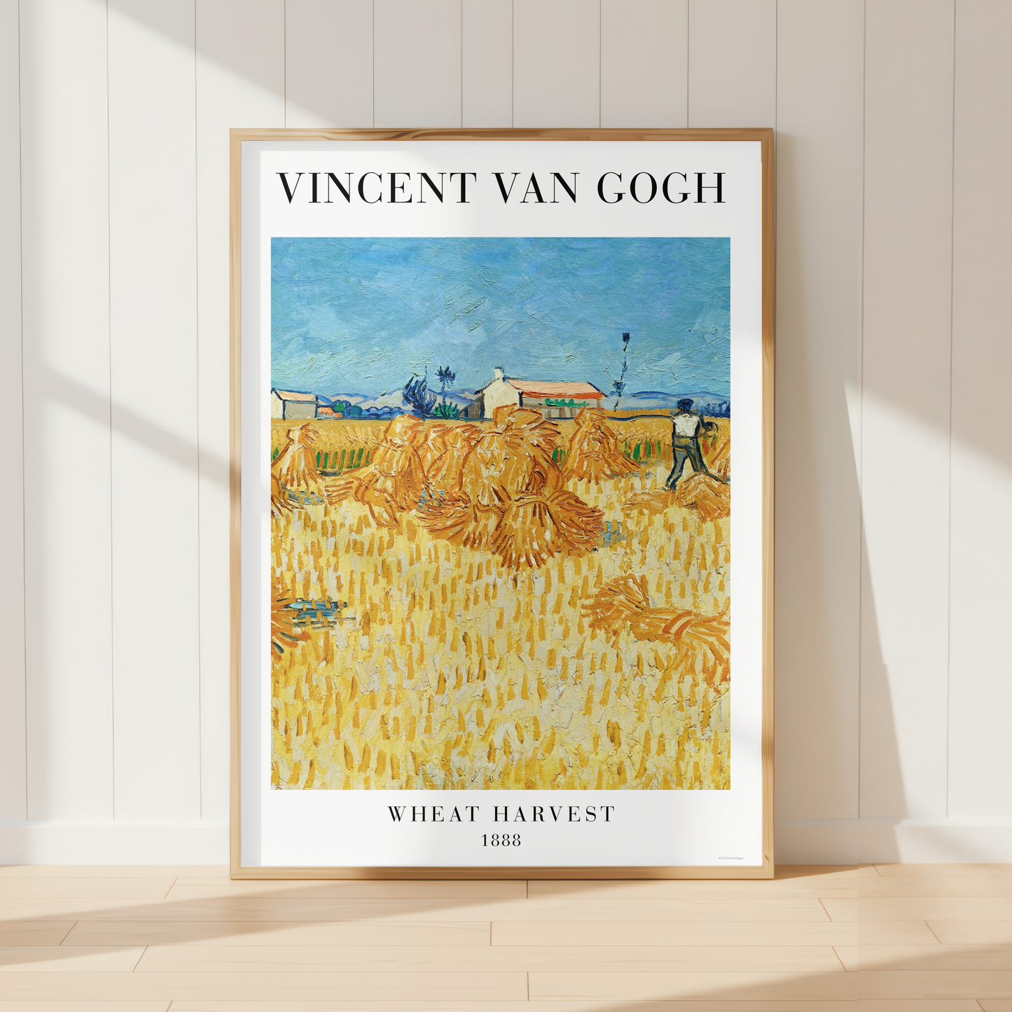 Van Gogh Wheat Harvest 1888 Print