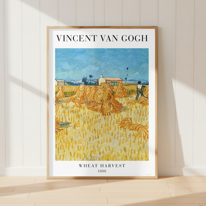Van Gogh Wheat Harvest 1888 Print