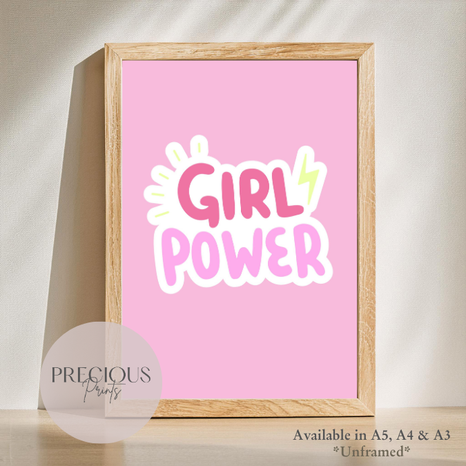 Set of 6 Preppy Wall Prints / Tween Girls Poster / Trendy Wall Decor / Unframed