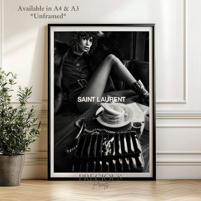 Saint Lauren Print
