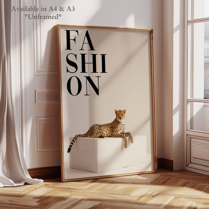 Stylish Cheetah Fashion Print