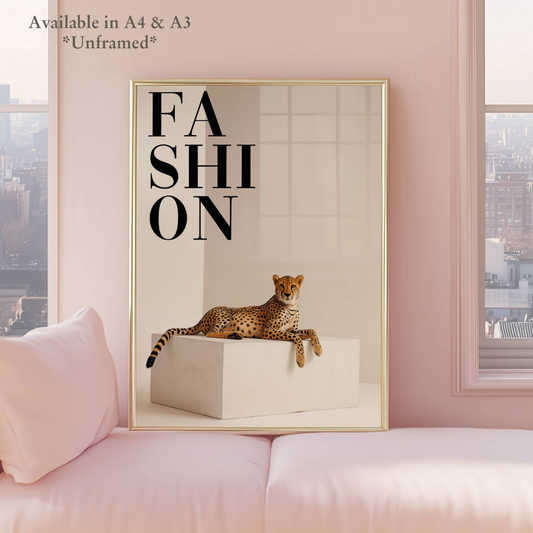 Stylish Cheetah Fashion Print