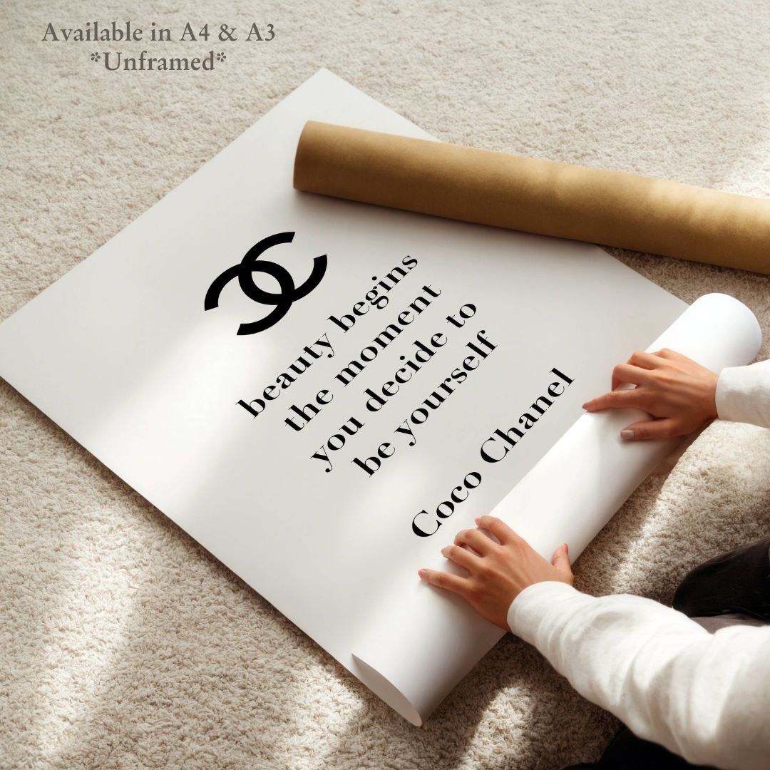 Coco Chanel Luxury Print