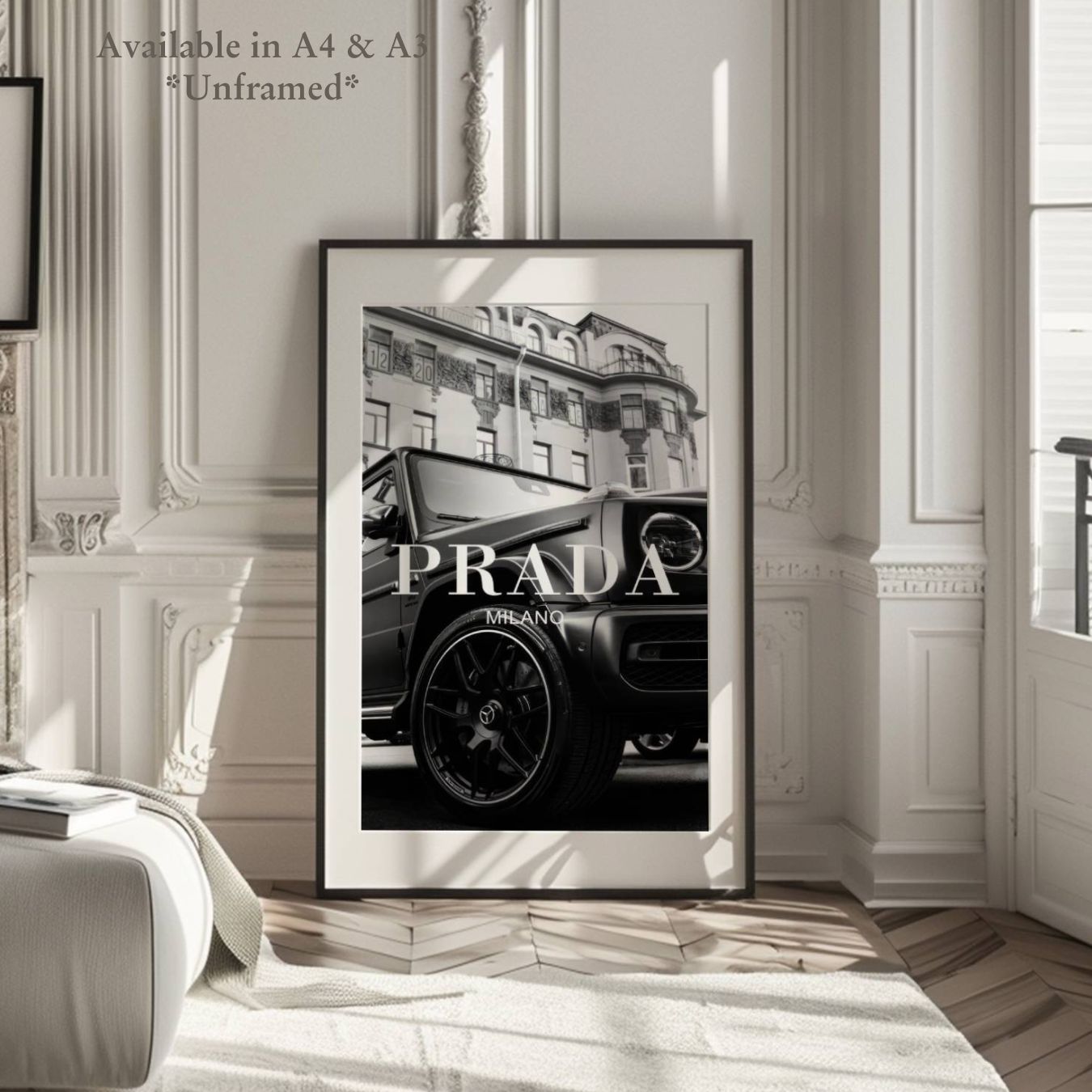 Prada Vintage Car Print