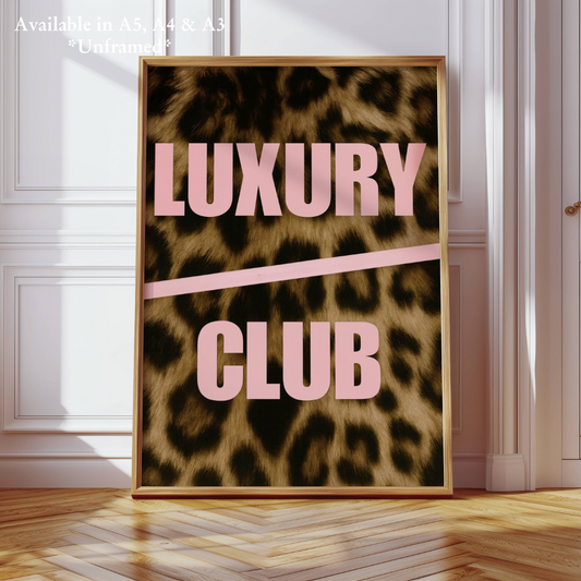 Luxury Club Poster