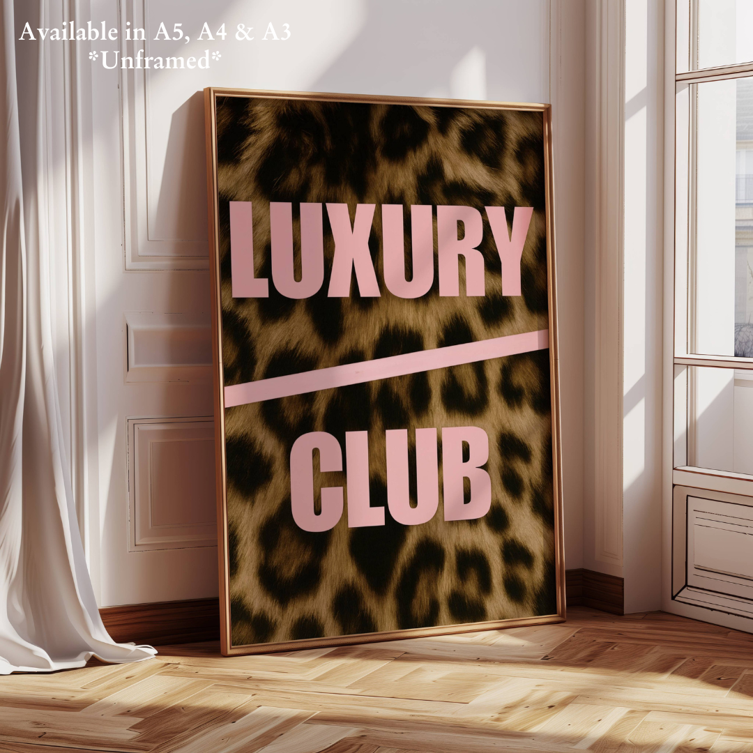 Luxury Club Poster