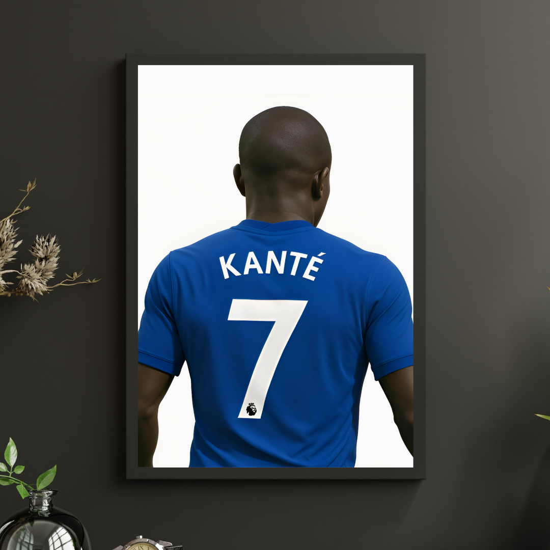 Set of 3 Personalised N'Golo Kanté Prints