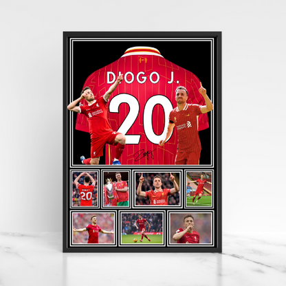Diogo Jota Print Football Print