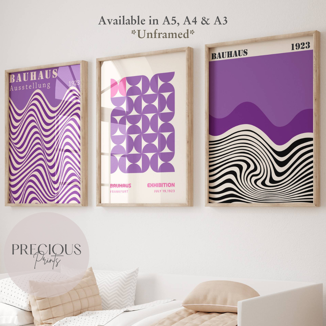 Set of 3 Bauhaus Prints