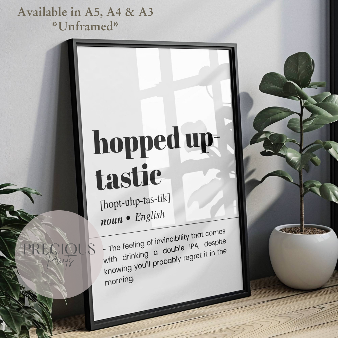 Hopped Up-tastic Poster