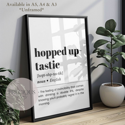 Hopped Up-tastic Poster