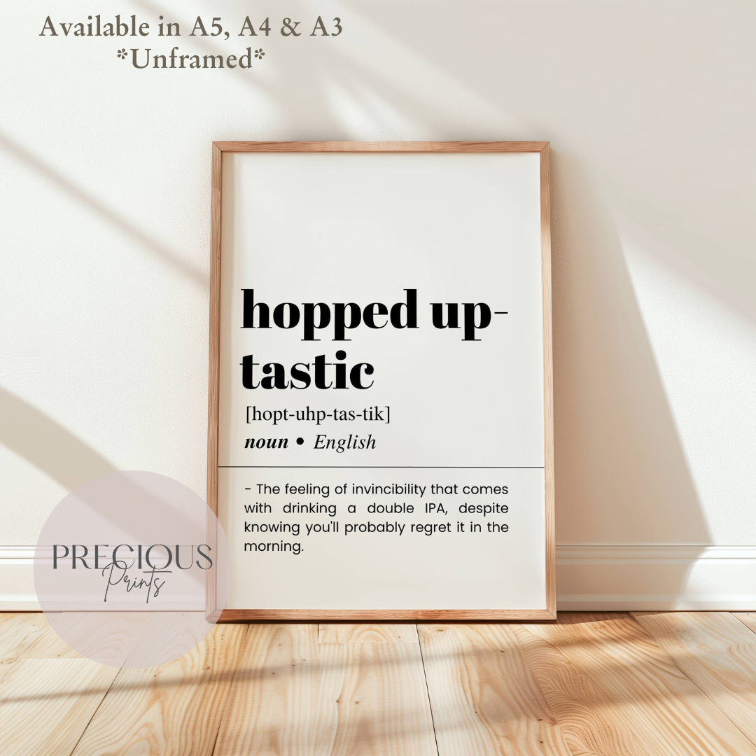 Hopped Up-tastic Poster