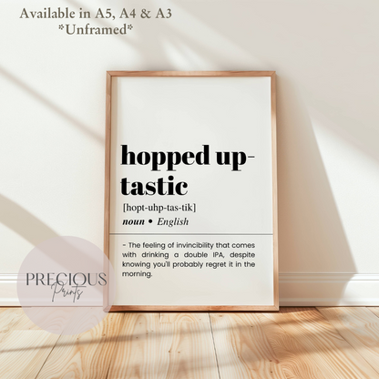 Hopped Up-tastic Poster