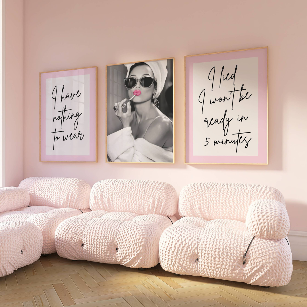 Set of 3 Audrey Hepburn Prints