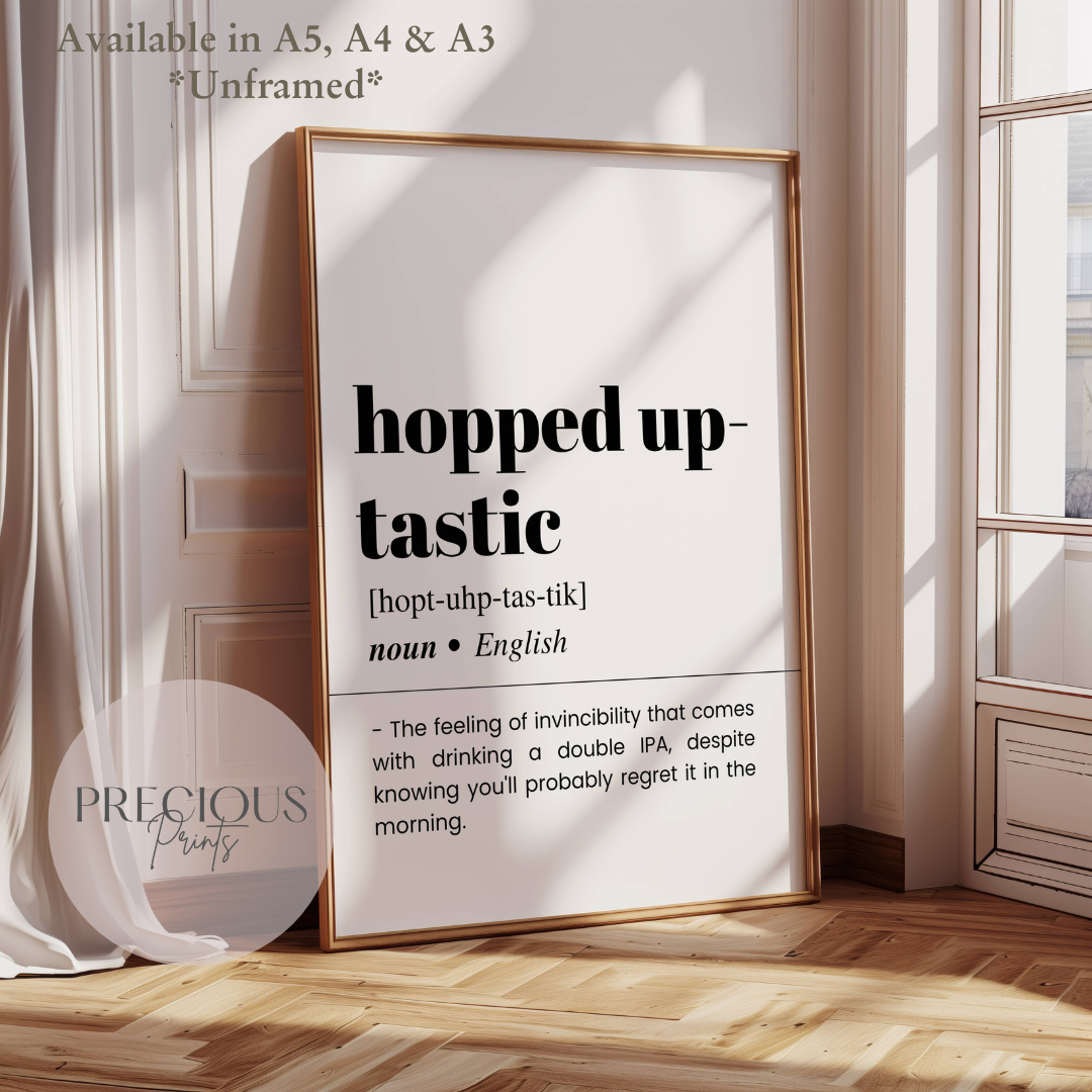 Hopped Up-tastic Poster