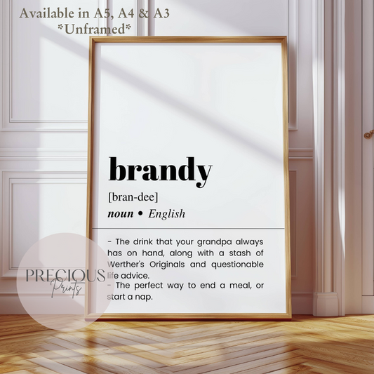 Brandy Definition Poster