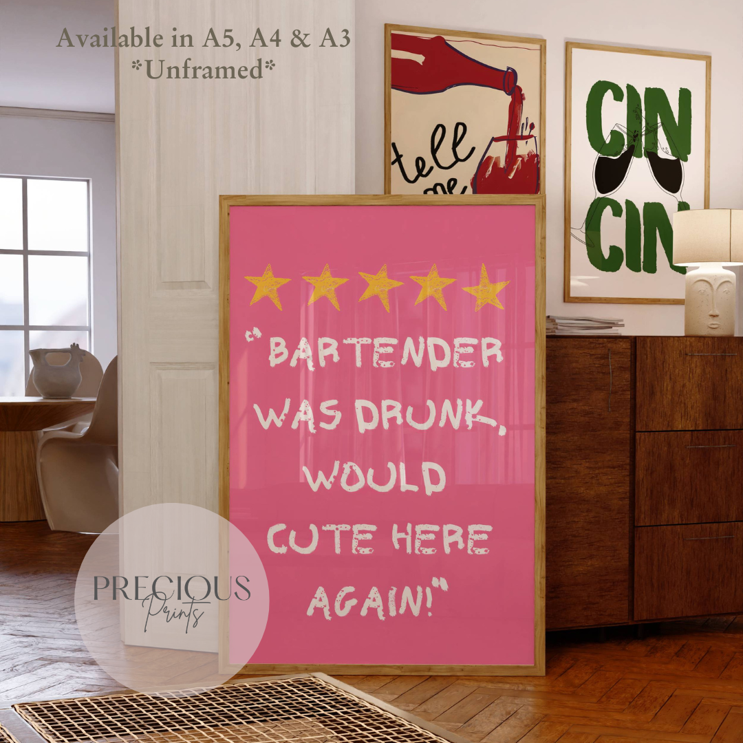Preppy Alcohol Poster