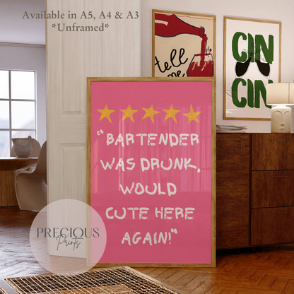 Preppy Alcohol Poster