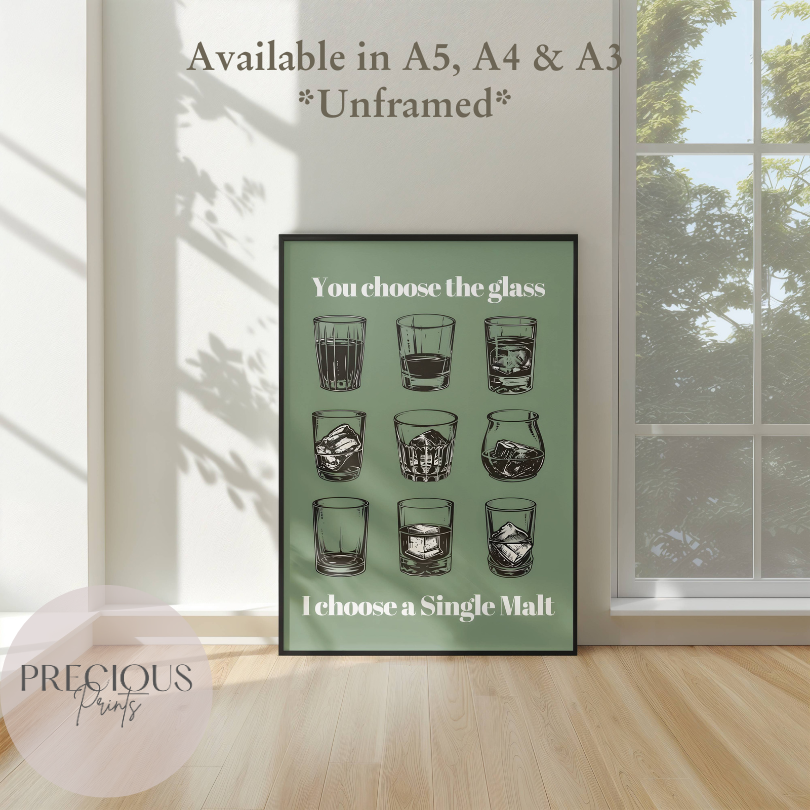 Malt Whiskey Poster