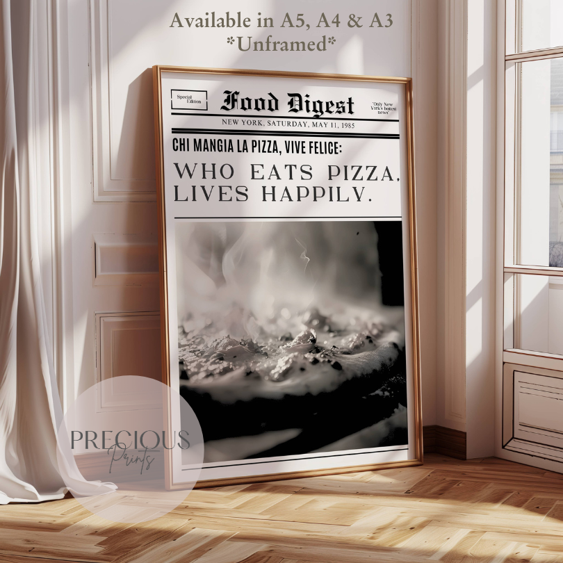 Kitchen Pub Pizza Bar Poster