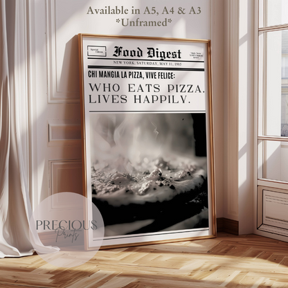 Kitchen Pub Pizza Bar Poster