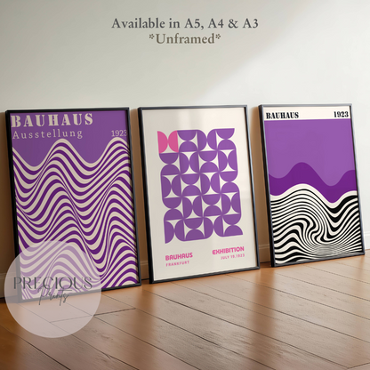 Set of 3 Bauhaus Prints