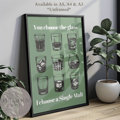Malt Whiskey Poster