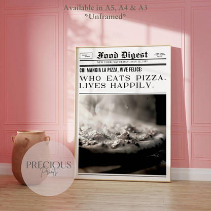 Kitchen Pub Pizza Bar Poster