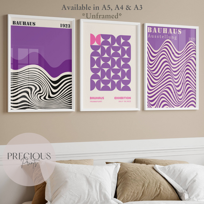 Set of 3 Bauhaus Prints
