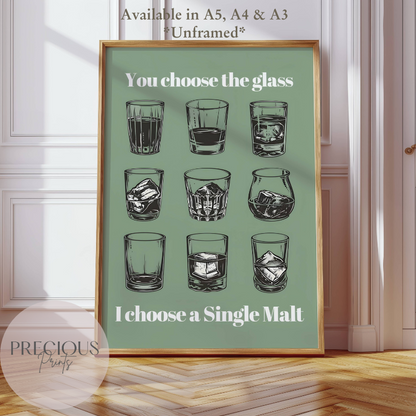 Malt Whiskey Poster