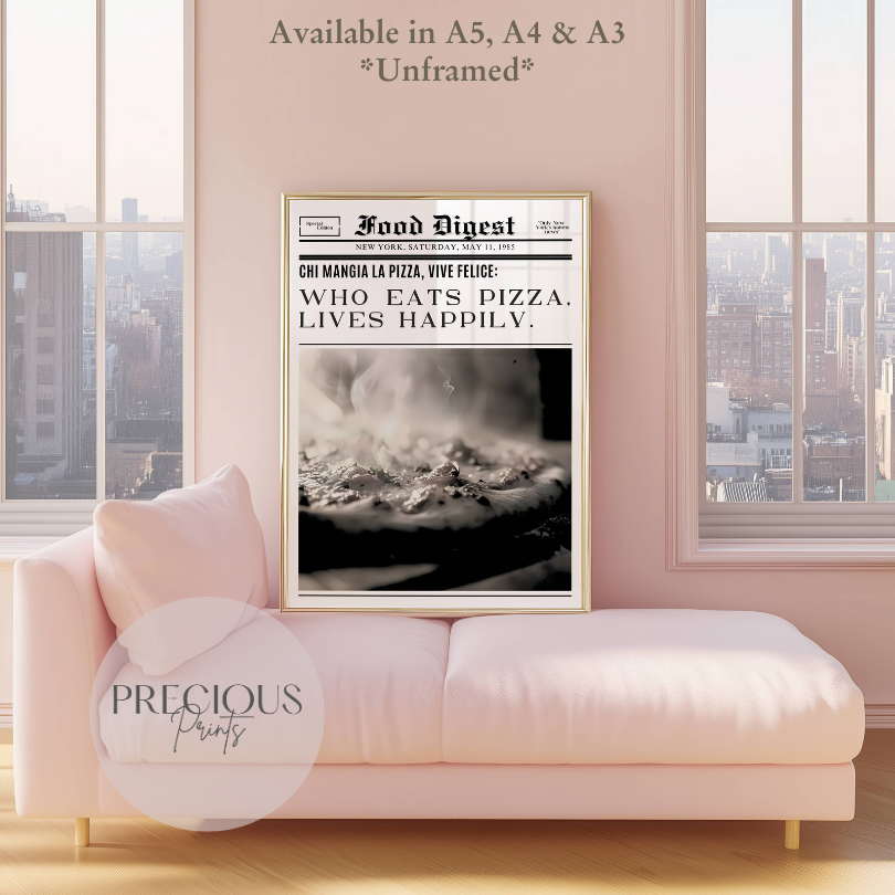 Kitchen Pub Pizza Bar Poster