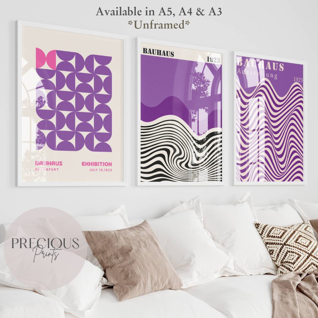 Set of 3 Bauhaus Prints