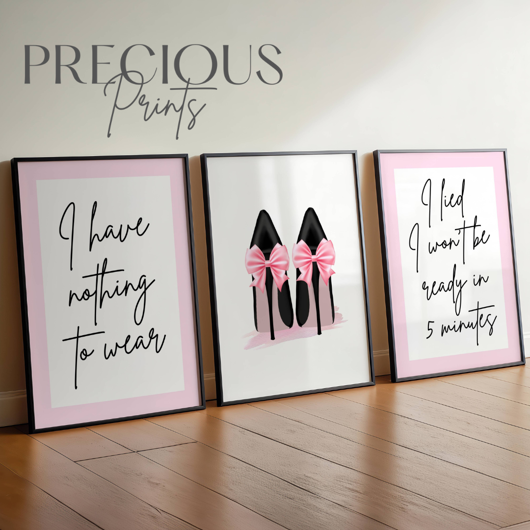 Set of 3 Fashion Prints