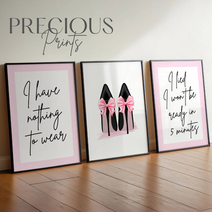 Set of 3 Fashion Prints