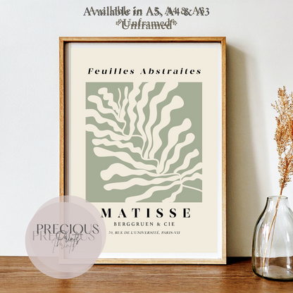 Set of 2 Matisse & William Morris 'Willow' Prints