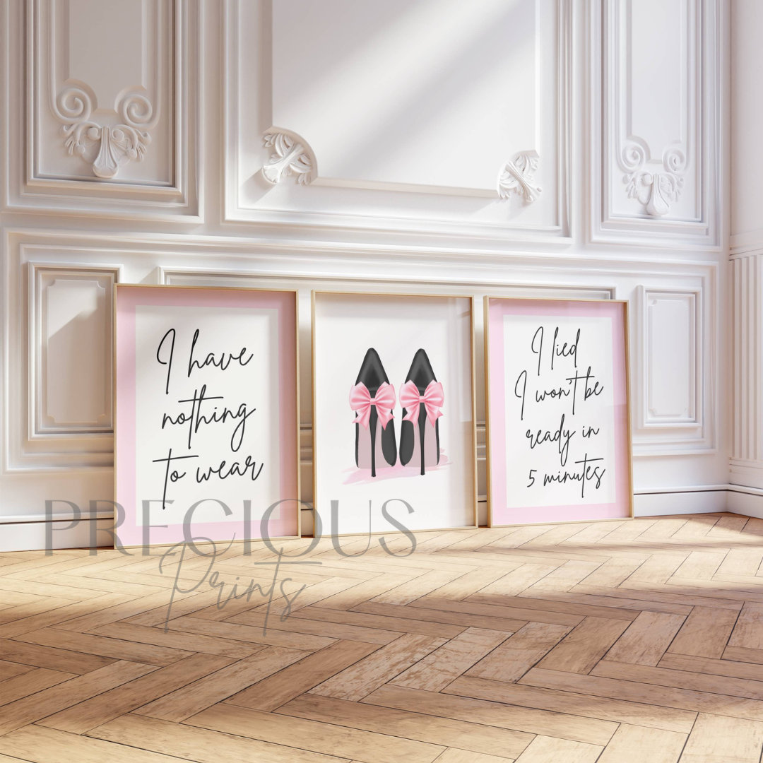 Set of 3 Fashion Prints
