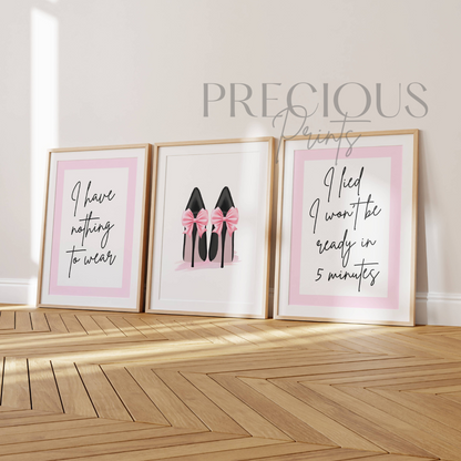 Set of 3 Fashion Prints