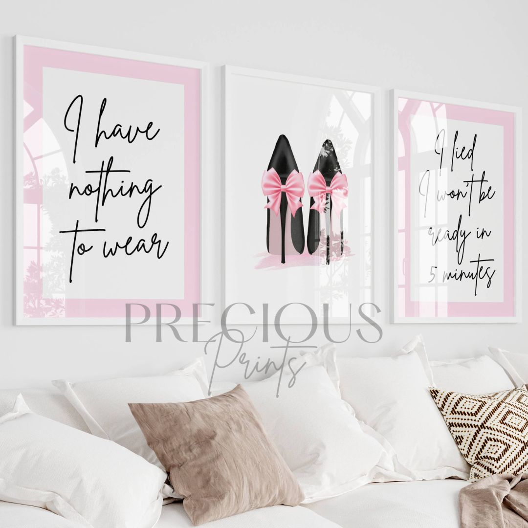 Set of 3 Fashion Prints