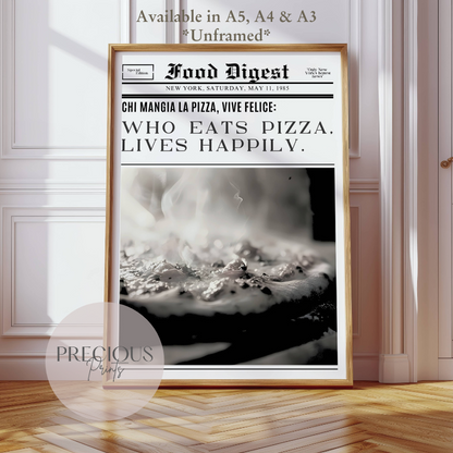 Kitchen Pub Pizza Bar Poster