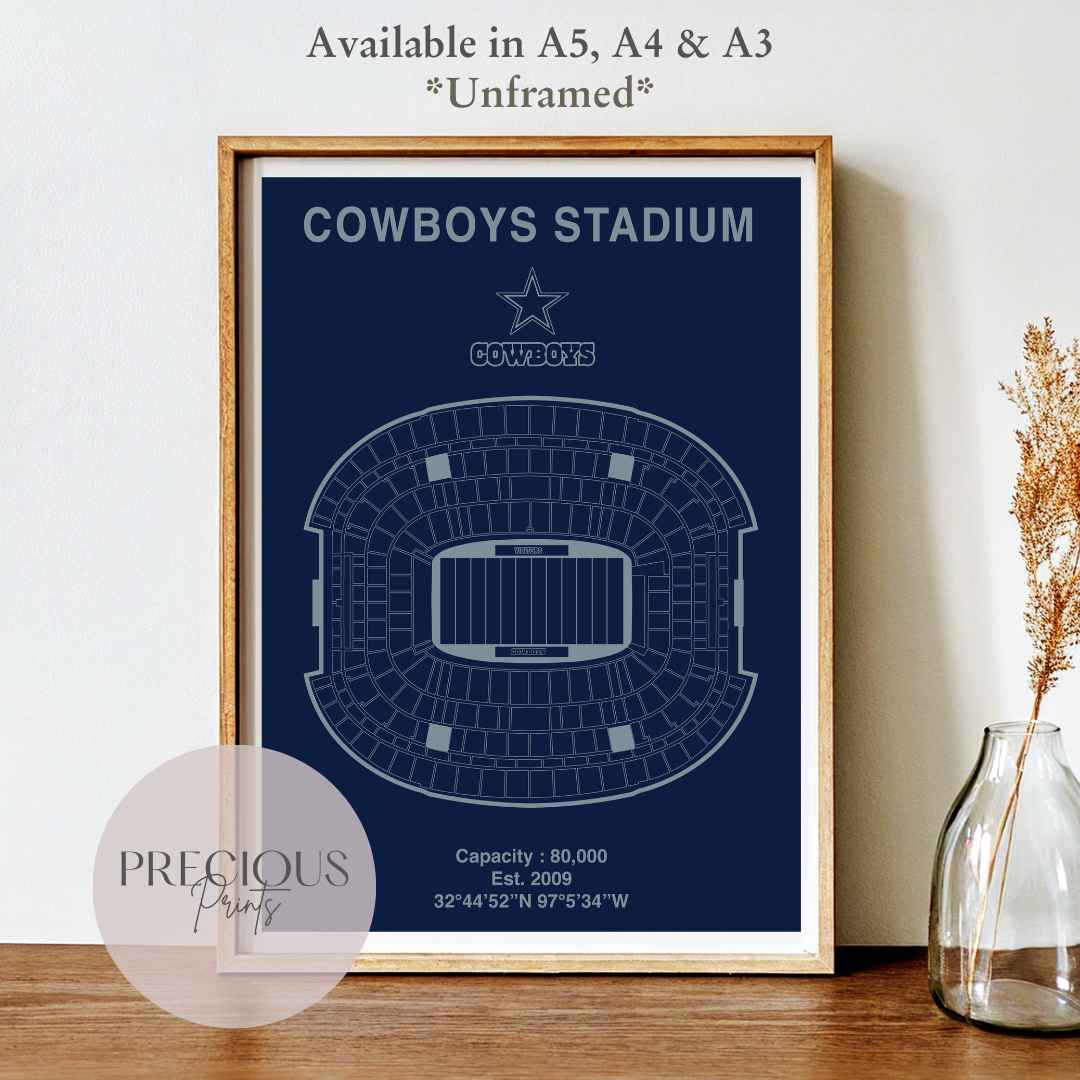 Dallas Cowboys Stadium Poster